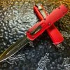 Microtech Dirac Delta Double Edge Standard Red