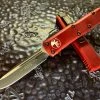 Microtech UTX-85 Single Edge Standard Merlot