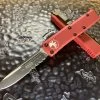 Microtech UTX85 Single Edge Part Serrated Red