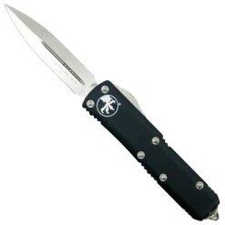Microtech 232-10 Contoured UTX-85 D/E OTF Auto Knife, Stonewash Blade
