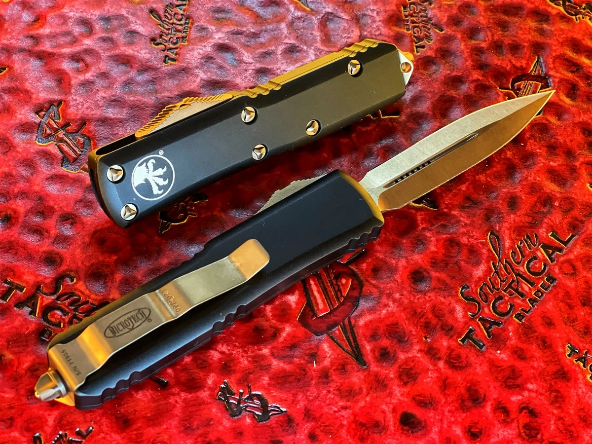 Microtech UTX-85 Double Edge Bronzed Standard 2 Microtech UTX-85 Double Edge Bronzed Standard - Image 2