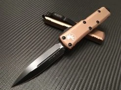 Microtech UTX85 Double Edge Standard Tan