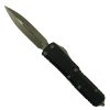 Microtech Signature Series UTX-85 OTF II Auto Knife, Apocalyptic Bronze Dagger Blade