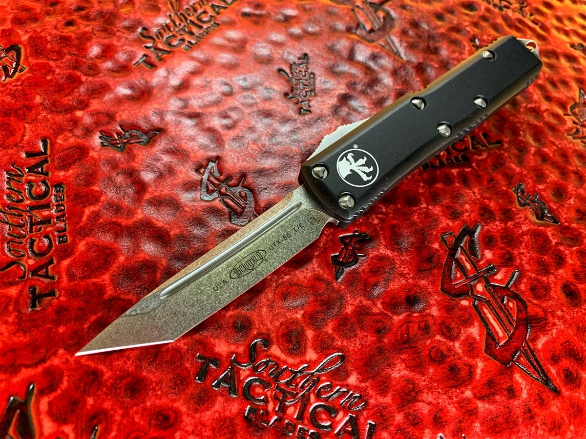 Microtech UTX85 Tanto Stonewashed Standard 1 Microtech UTX85 Tanto Stonewashed Standard