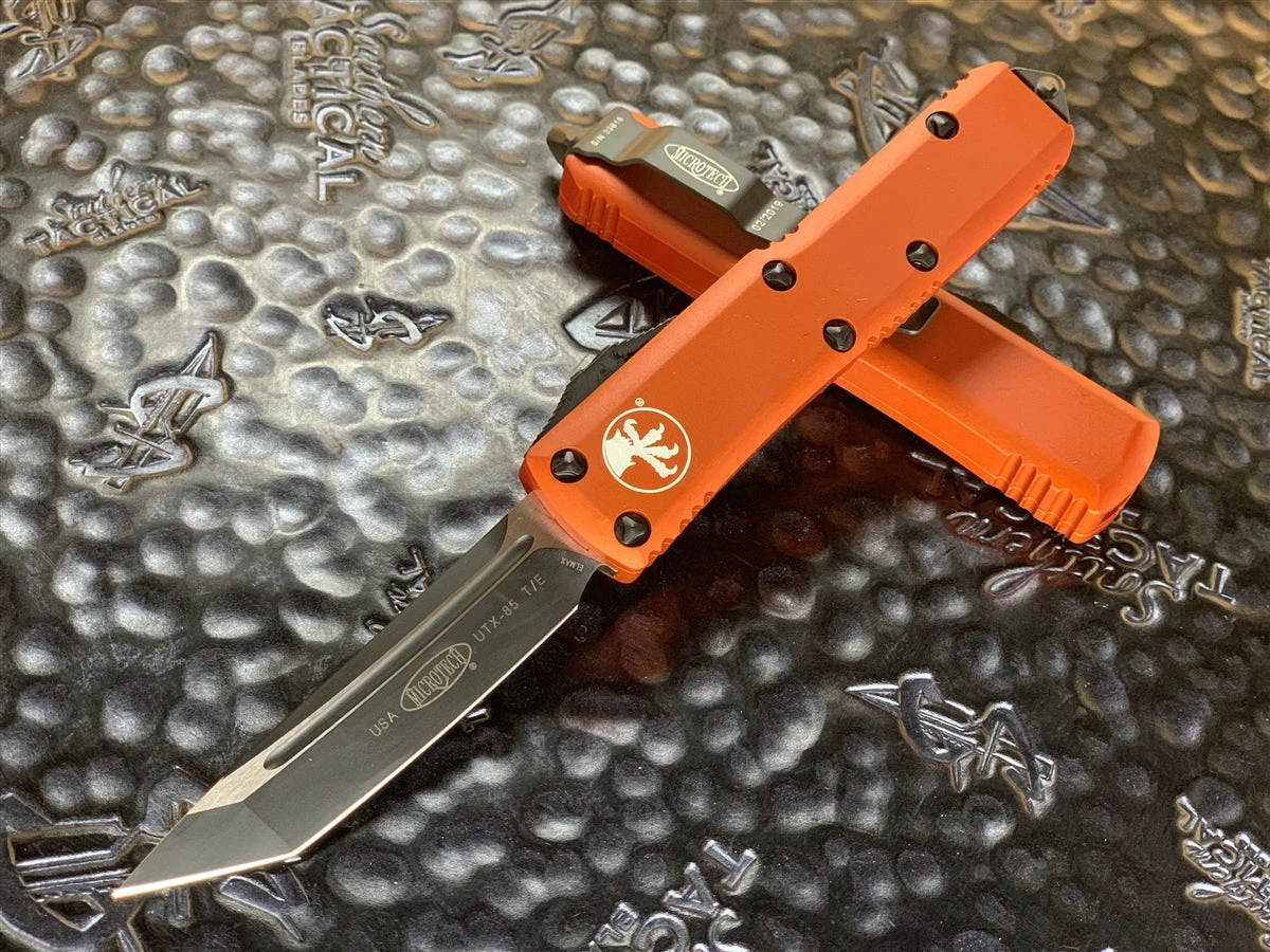 Microtech UTX85 Tanto Standard Orange 1 Microtech UTX85 Tanto Standard Orange