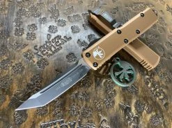 Microtech UTX85 Tanto Standard Tan