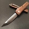Microtech UTX85 Tanto Satin Standard Tan