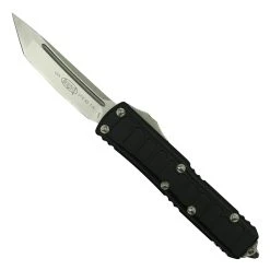 Microtech Signature Series UTX-85 OTF II Auto Knife, Stonewash Tanto