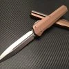 Microtech Cypher Double Edge Stonewashed Standard Tan