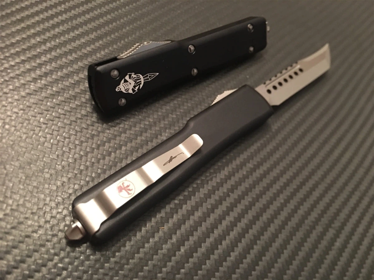 Microtech UTX70 Hellhound Tanto Apocalyptic Standard 2 Microtech UTX70 Hellhound Tanto Apocalyptic Standard - Image 2