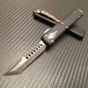 Microtech Signature Series UTX-70 Hellhound Tanto Damascus Bronzed Hardware