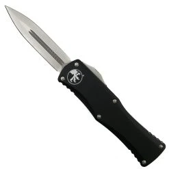 Microtech Hera OTF Knife, Stonewash Dagger Blade