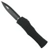 Microtech Signature Series Frag Pattern Hera OTF Knife, Black Blade