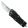 Microtech Signature Series Mini Troodon OTF Knife, Hellhound Stonewash Blade