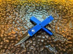 Microtech UTX-70 Double Edge Standard Blue California Edition