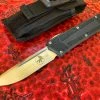 Microtech QD Scarab Prototype, Single Edge, Hand Rubbed Satin Standard Serial 003