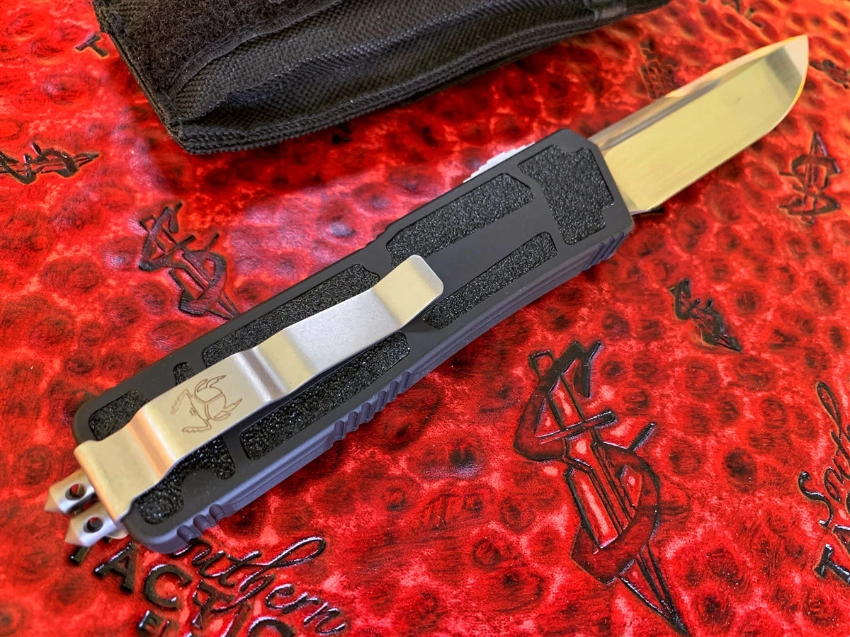 Microtech QD Scarab Prototype, Single Edge, Hand Rubbed Satin Standard Serial 003 2 Microtech QD Scarab Prototype, Single Edge, Hand Rubbed Satin Standard Serial 003 - Image 2