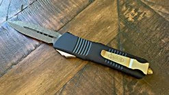 Microtech Combat Troodon Signature Series D/E Damascus With Bronzed Hardware 142-16 -PrecisionBladesMicrotech Microtech Combat Troodon Signature Series DE Damascus with Bronzed hardware 142 16 3 d7c58031 f736 4a58 8d24 313ae4366327 96956.1680805455