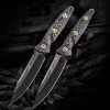 Microtech Socom Alpha Single Edge DLC Carbon Fiber Signature Series