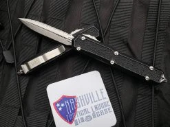 Microtech Makora D/E Stonewashed Full Serrated 206-12S