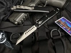 Microtech Ultratech Warhound Signature Series Stonewashed 119W-10S