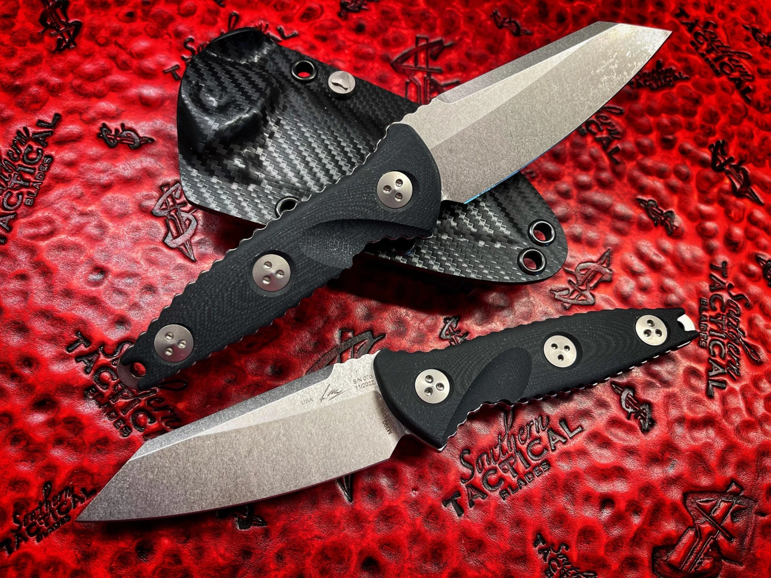 Microtech Socom Alpha Mini Warcom Stonewashed Standard 2 Microtech Socom Alpha Mini Warcom Stonewashed Standard - Image 2