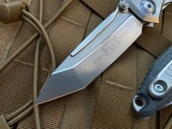 Microtech Socom Bravo Manual Folder Bead Blast Titanium W/ Carbon Fiber Inlay And T/E Plain Edge Blade 261-7CFTI -PrecisionBladesMicrotech image 3486ae80 4ada 4597 a1d0 904b51e2c902 29500.1680805522