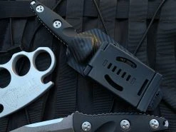 Microtech Socom Alpha Mini Fixed Blade Black 3D G10 Scales W/ Stonewashed Drop Point Blade (3.72”) 113M-10 -PrecisionBladesMicrotech image 36cf4277 c092 4a0e 9e33 729d43393125 22697.1680805459