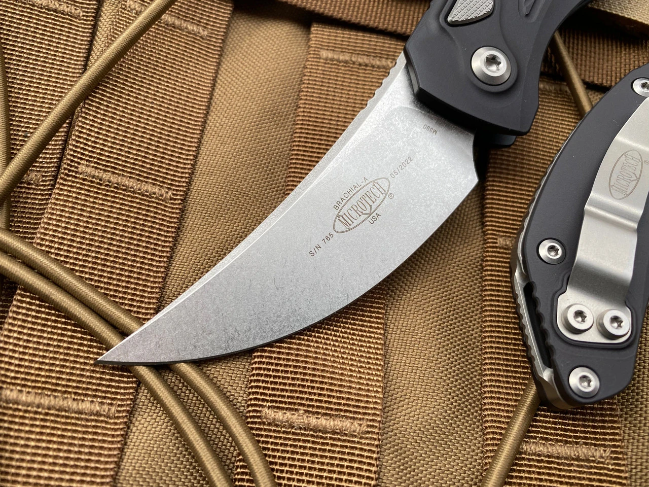 Microtech Brachial Auto Folder Stonewashed Standard 268A-10 3 Microtech Brachial Auto Folder Stonewashed Standard 268A-10 - Image 3