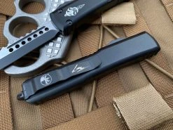 Microtech Ultratech Hellhound Tactical Black Aluminum Body W/ Two Tone Black Black Plain Edge Blade (3.35”) 119-1TS 7 Microtech Ultratech Hellhound Tactical Black Aluminum Body W/ Two Tone Black Black Plain Edge Blade (3.35”) 119-1TS -PrecisionBladesMicrotech image 94bd4013 10e1 48f7 896f 6ae857f20d1f 17075.1680805530