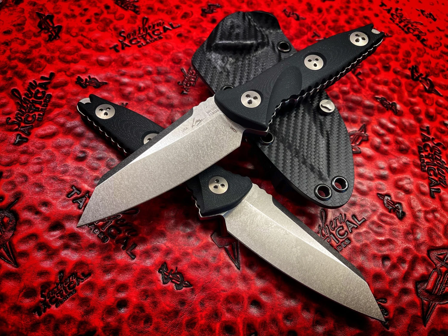 Microtech Socom Alpha Mini Warcom Stonewashed Standard 1 Microtech Socom Alpha Mini Warcom Stonewashed Standard