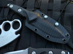 Microtech Socom Alpha Mini Fixed Blade Black 3D G10 Scales W/ Stonewashed Drop Point Blade (3.72”) 113M-10 -PrecisionBladesMicrotech image b878699d ab40 4019 911a 883fa913757a 32326.1680805459