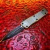 Microtech Troodon Double Edge Standard Titanium Grey Cerakote