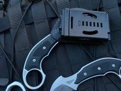 Microtech Iconic Righthand Karambit Fixed Blade Black G10 Scales W/ Stonewashed Plain Edge Blade (2.25”) 118-10R -PrecisionBladesMicrotech image c62fd3da 2d2b 41a9 be31 fac2f98619a3 92541.1680805520