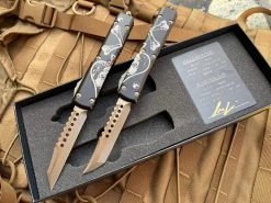 Microtech Deathcard Ultratech Warhound And Hellhound Set 119-13SETDCS
