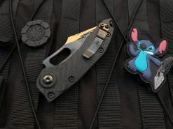 Marfione X Borka Stitch Auto Folder Full Carbon Fiber Body W/ DLC Two-Tone Hardware And DLC Diamond Wash Blade -PrecisionBladesMicrotech image d4ebb113 f43e 401d 8b63 ca7f23ce35d4 79090.1680805522