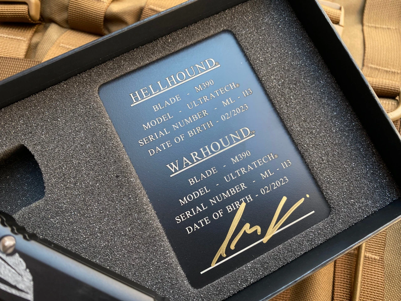 Microtech Molon Labe Ultratech Warhound And Hellhound Set 119-13SETMLS 4 Microtech Molon Labe Ultratech Warhound And Hellhound Set 119-13SETMLS - Image 4