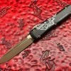 Microtech Ultratech Dead Man's Hand Death Card OTF Knife S/E Bronzed Signature Series