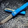 Microtech Ultratech Tanto Stonewash Standard Blue