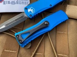 Microtech Hera D/E Blue Aluminum Body W/ Black Plain Edge Blade (3.08") 702-1BL -PrecisionBladesMicrotech image efc8ceda 454c 4363 8c4d b35461de0ea1 90736.1680805515
